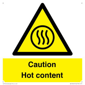 Caution Hot content